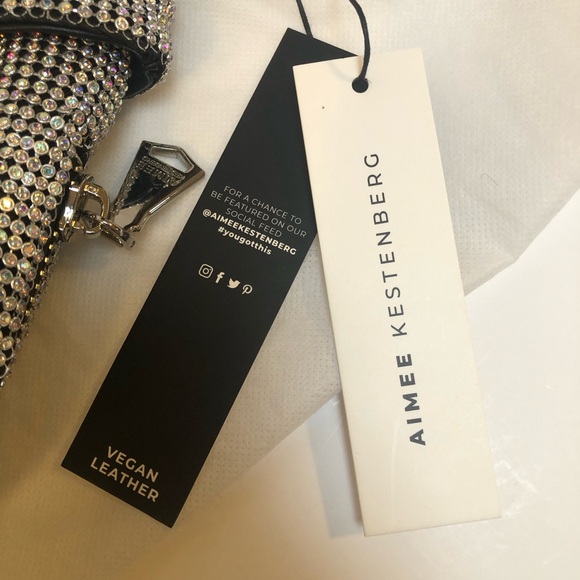 Aimee Kestenberg Sparkling Heart Bag NWT - Picture 10 of 12